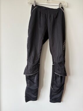 Craft Black Women's Athletic Pants with Elastic Waist